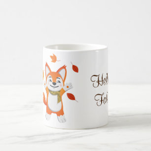 Caneca De Café Outono - Alô, Queda Fox Mug