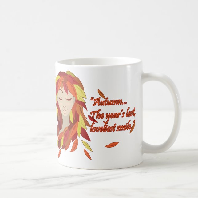 Caneca De Café Outono (Dormindo) (Direita)