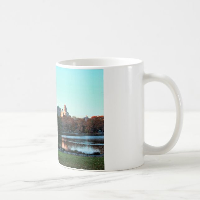 Caneca De Café Outono: Lago central Park, San Remo (Direita)