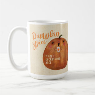 Caneca De Café Outono Pumpkin Spice Latino outono do Dia das Brux