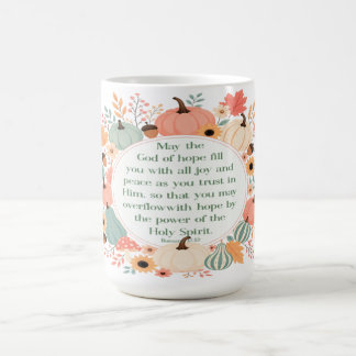Caneca De Café Outono Romanos 15:13