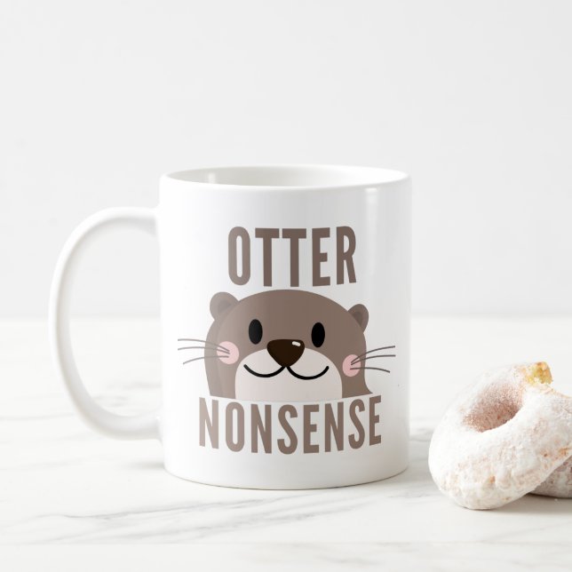 Caneca De Café Outra Besteira Engraçada (Com Donut)