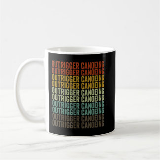 Caneca De Café Outrigger Canoing Sports Retro