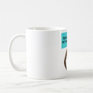 Caneca De Café Outro Aniversário Trabalho de arte Brincante de Ma