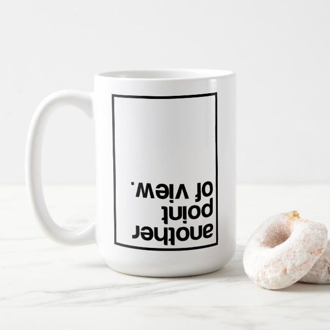 Caneca De Café Outro ponto de vista (Com Donut)