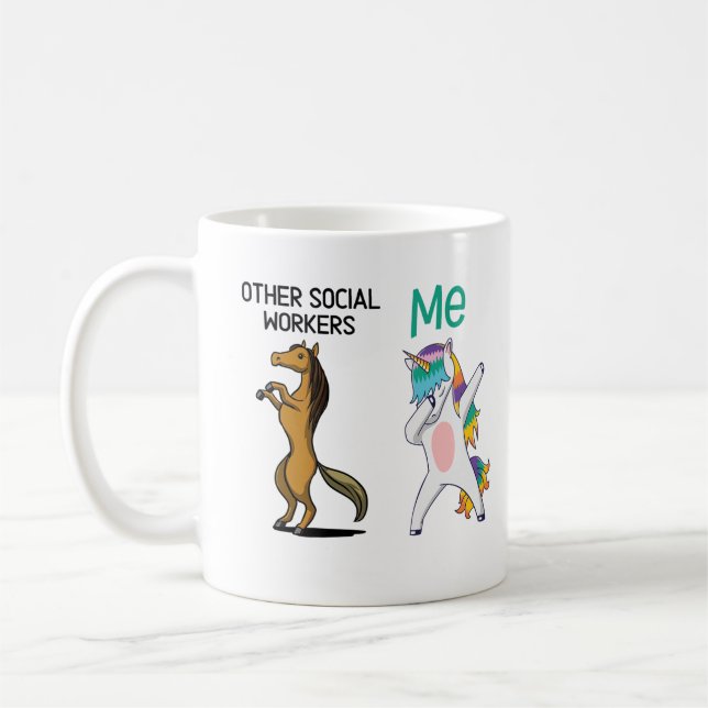 Caneca De Café Outros Trabalhadores Sociais Viram-Me Mug, Dabbing (Esquerda)