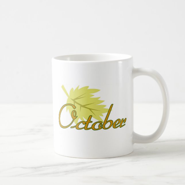 Caneca De Café Outubro (Direita)