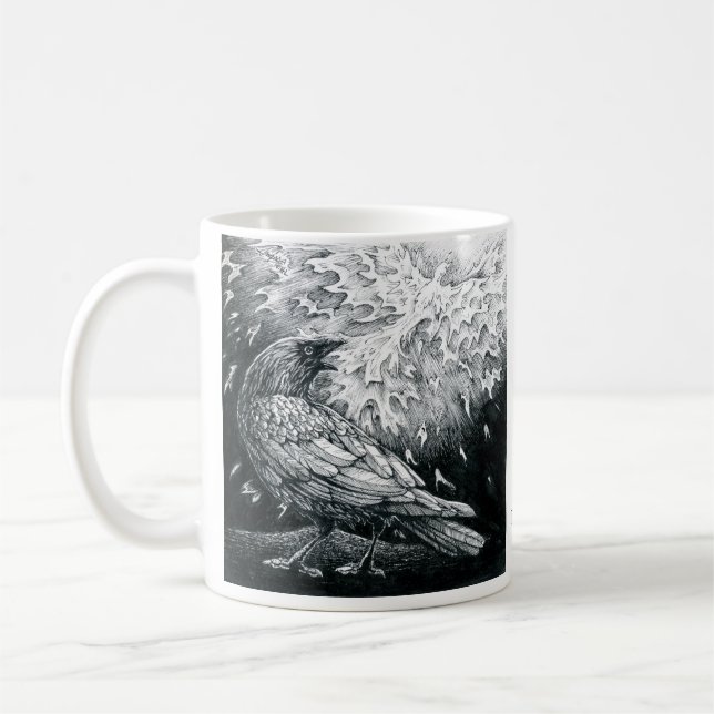 Caneca De Café Outubro de 2018 Dia 19 - Aves da Morte e Renascime (Esquerda)
