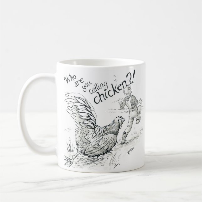 Caneca De Café Outubro de 2018 Dia 5 - Chase de Frango (Esquerda)