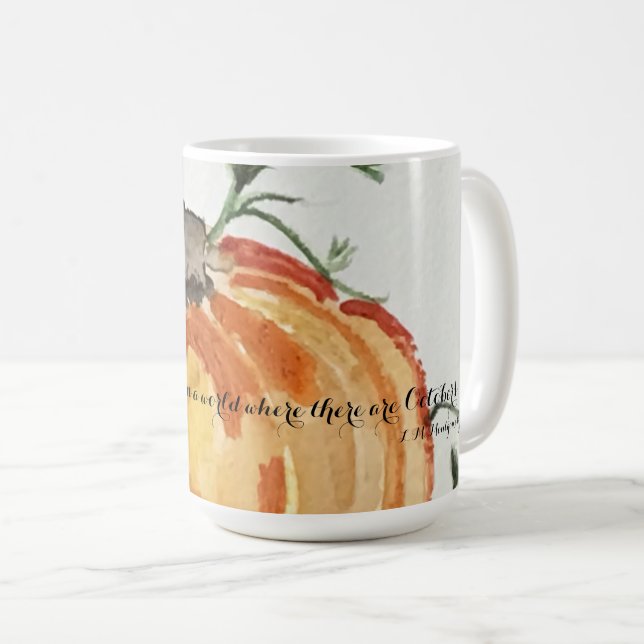Caneca De Café Outubro Mug (Frente Esquerda)