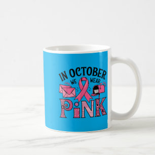 Caneca De Café Outubro Usamos nk Conscientização do Câncer de Mam