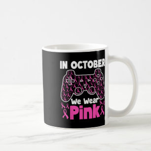 Caneca De Café Outubro Vestimos Jovens Jovens Jovens com Cancer d
