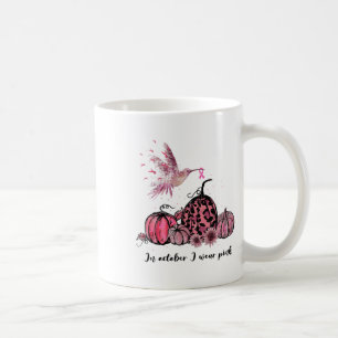 Caneca De Café Outubro Vestimos o Cancer de Mama Rosa de Hummingb