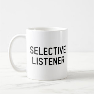 Caneca De Café Ouvinte seletivo