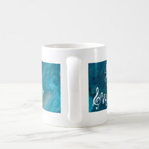 Caneca De Café Ouvir com uma nova Mug de Consciência