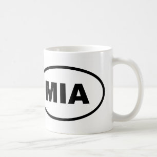 Caneca De Café Oval de MIA de Miami