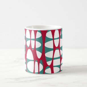 Caneca De Café Ovalas em camadas