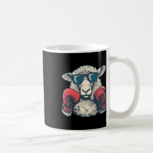 Caneca De Café Ovelha de Boxe Luvas de Boxe Lamb Kickboxing Engra