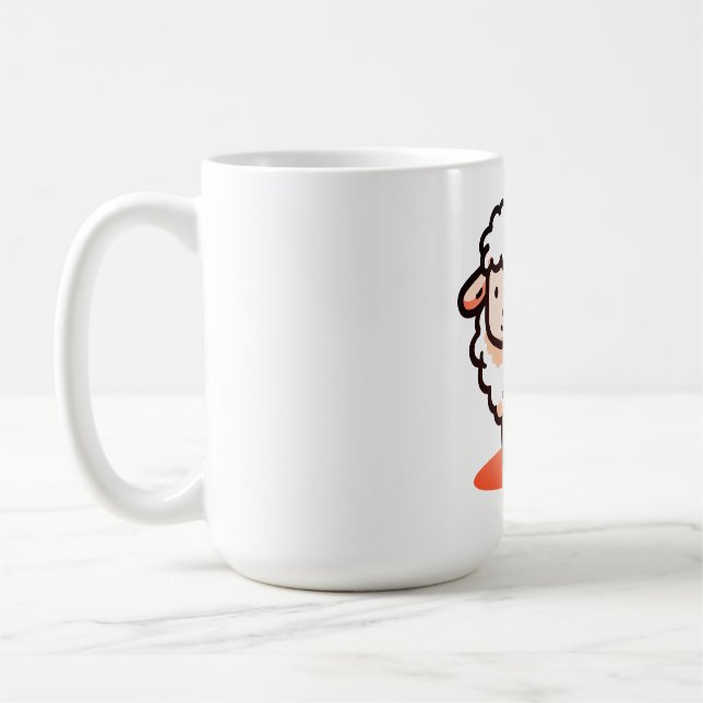 Caneca De Café Ovelha, Lamb, Cartoon (Esquerda)
