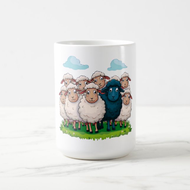 Caneca De Café Ovelha Negra (Centro)