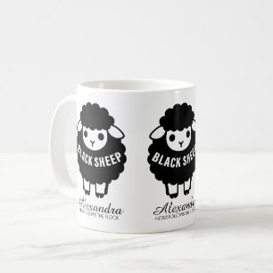Caneca De Café Ovelha Negra Nunca Segue O Rebanho