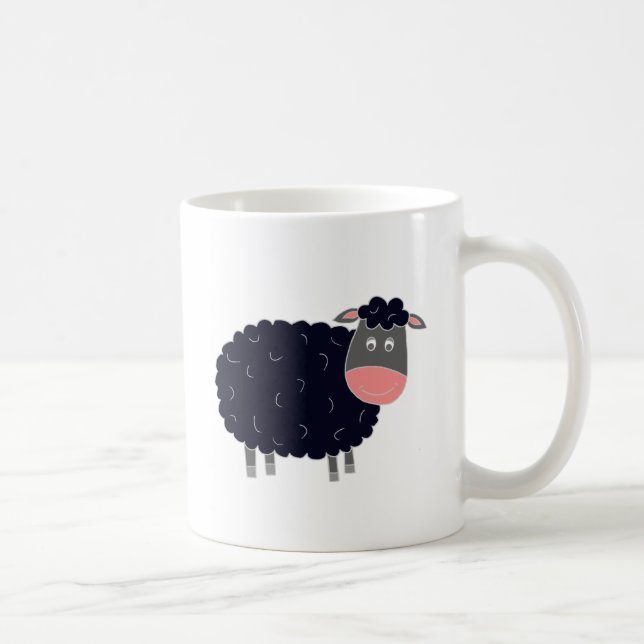 Caneca De Café Ovelhas negras do Baa do Baa (Direita)
