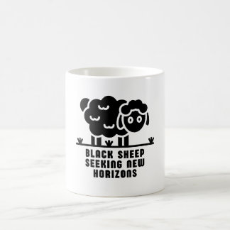 Caneca De Café Ovelhas negras em busca de novos horizontes