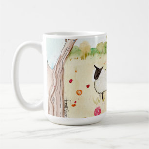 Caneca De Café Ovelhas no Prado