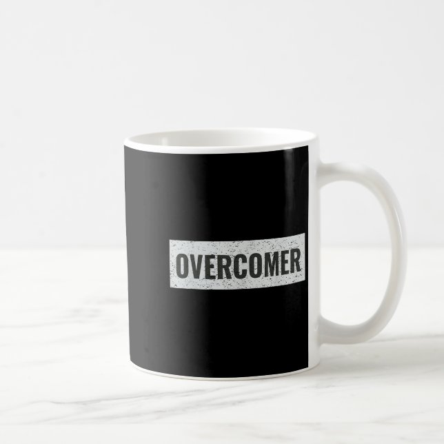 Caneca De Café Overcomer Emwering Insrational Motivational Christ (Direita)