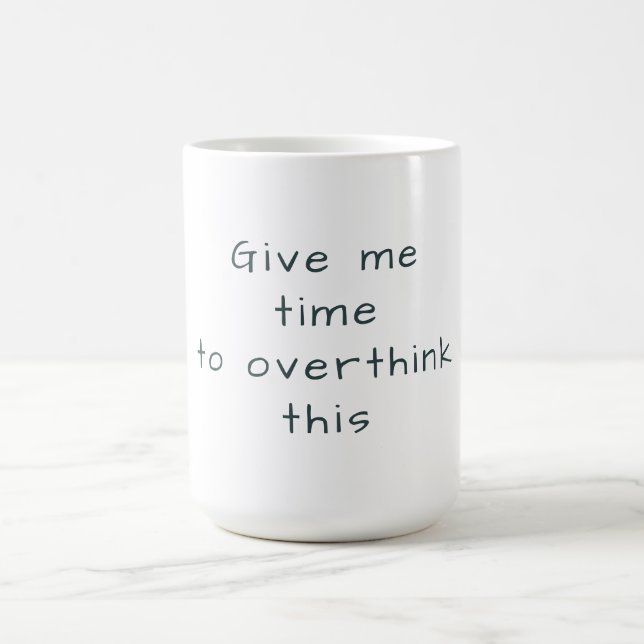 Caneca De Café Overthink Mug (Centro)