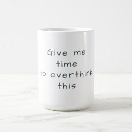 Caneca De Café Overthink Mug