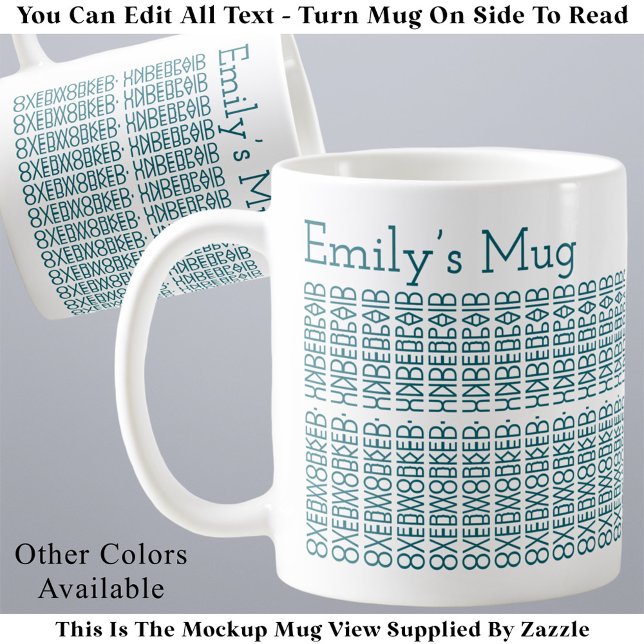 Caneca De Café Overworked. Underpaid. Office Work Hidden Message (Criador carregado)