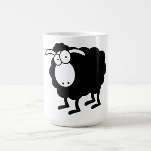 Caneca De Café Ovinos negros