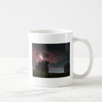 OVNI sobre Powerlines 2 Mug