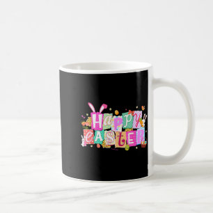 Caneca De Café Ovo de coelho feliz da Páscoa para meninos meninas