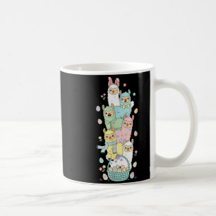 Caneca De Café Ovo de Páscoa de Llama Engraçado Dia de Páscoa par