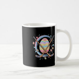 Caneca De Café Ovo de Páscoa Jogando Hóquei no Gelo Esportes Boni