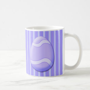 Caneca De Café Ovo de Páscoa (Púrpura)
