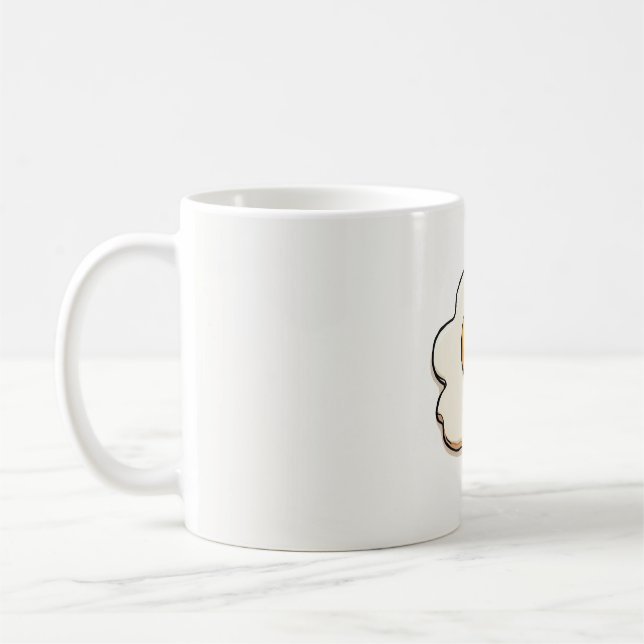Caneca De Café ovo fofo (Esquerda)