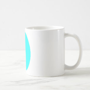 Caneca De Café Ovo Sólido Ciano O MUSEUM Zazzle Dons