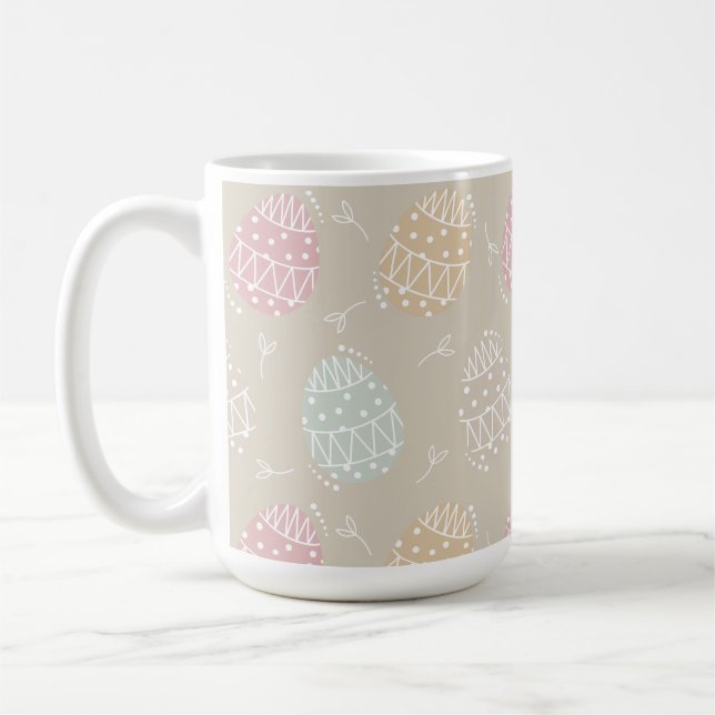 Caneca De Café Ovos de Páscoa de Pastel Cute (Esquerda)