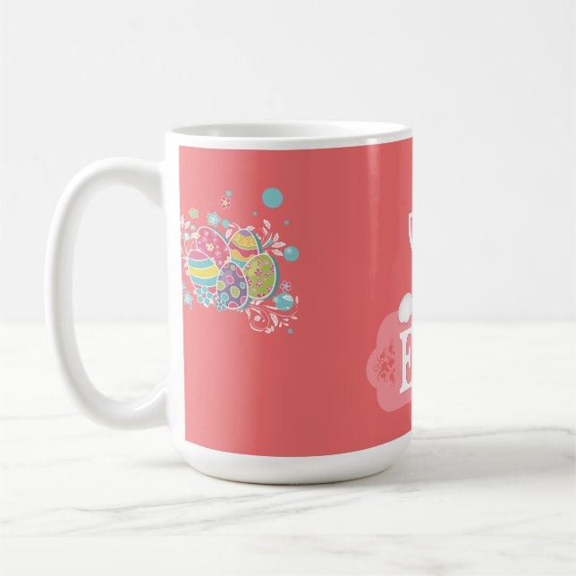 Caneca De Café Ovos de Páscoa de Pastel e Mug de Coelho (Esquerda)