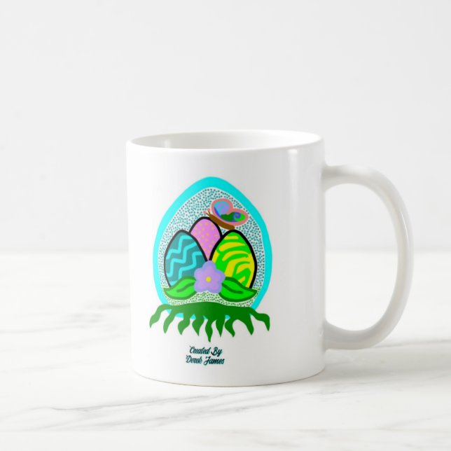 Caneca De Café Ovos de Páscoa deliciosos (Direita)