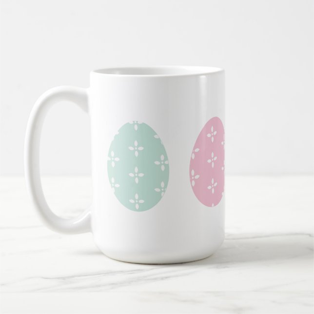 Caneca De Café Ovos de Páscoa Fofos (Esquerda)