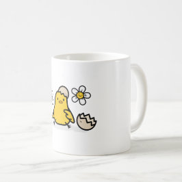 Caneca De Café Ovos e Pintinhos