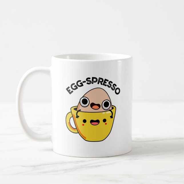 Caneca De Café Ovos-Presso Engraçados Café (Esquerda)