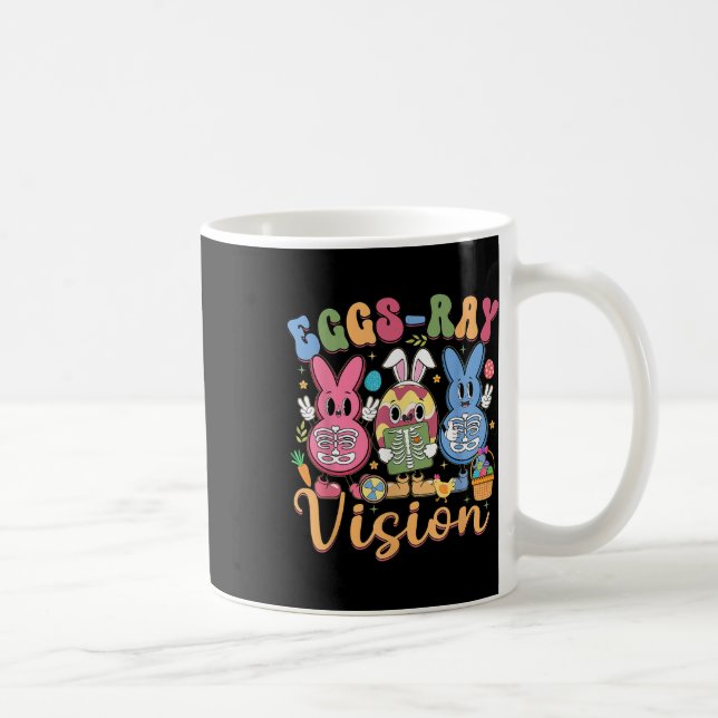 Caneca De Café Ovos Ray Vision Day Xray Technician R (Direita)