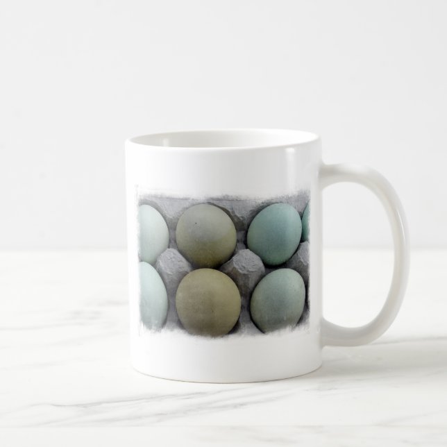 Caneca De Café Ovos Verdes (Direita)