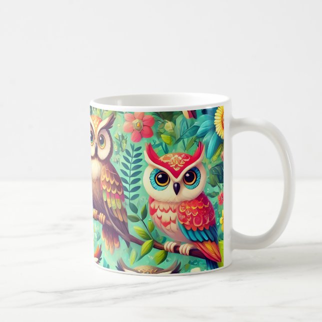 Caneca De Café Owl Mug (Direita)