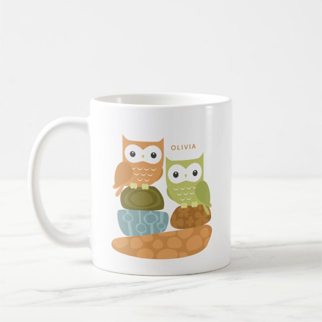 Caneca De Café Owl Mugs (Esquerda)